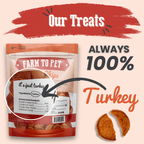 Turkey Chips for Dogs All-Natural Single-Ingredient Healthy Dog Treats