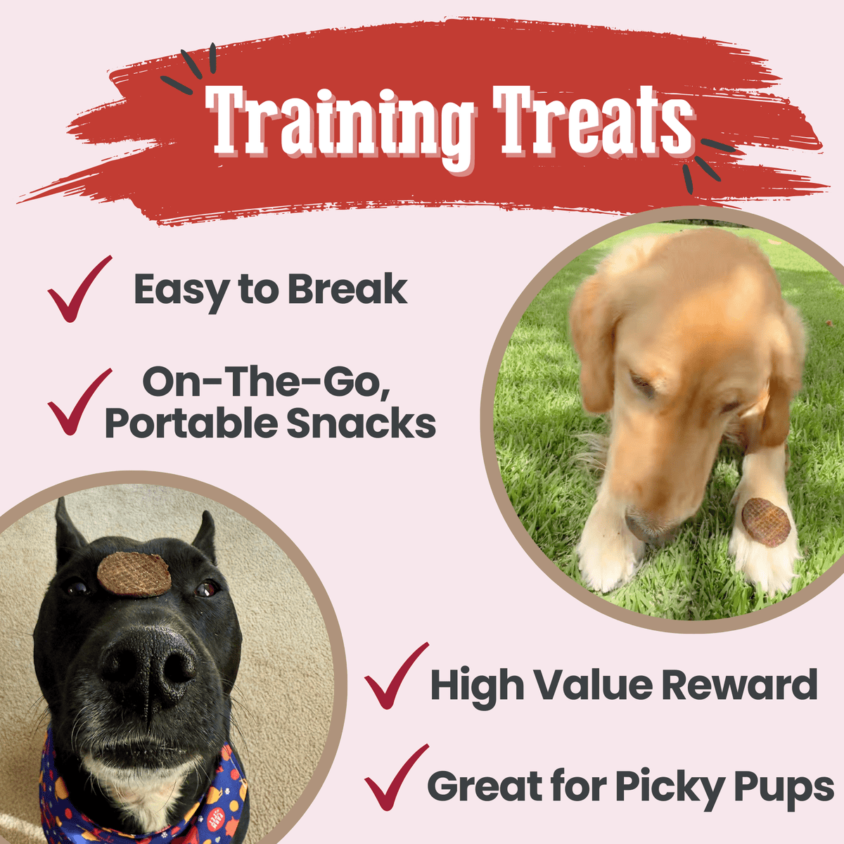 Beef Chips Dog Treats Single-Ingredient Healthy Treats for Dogs