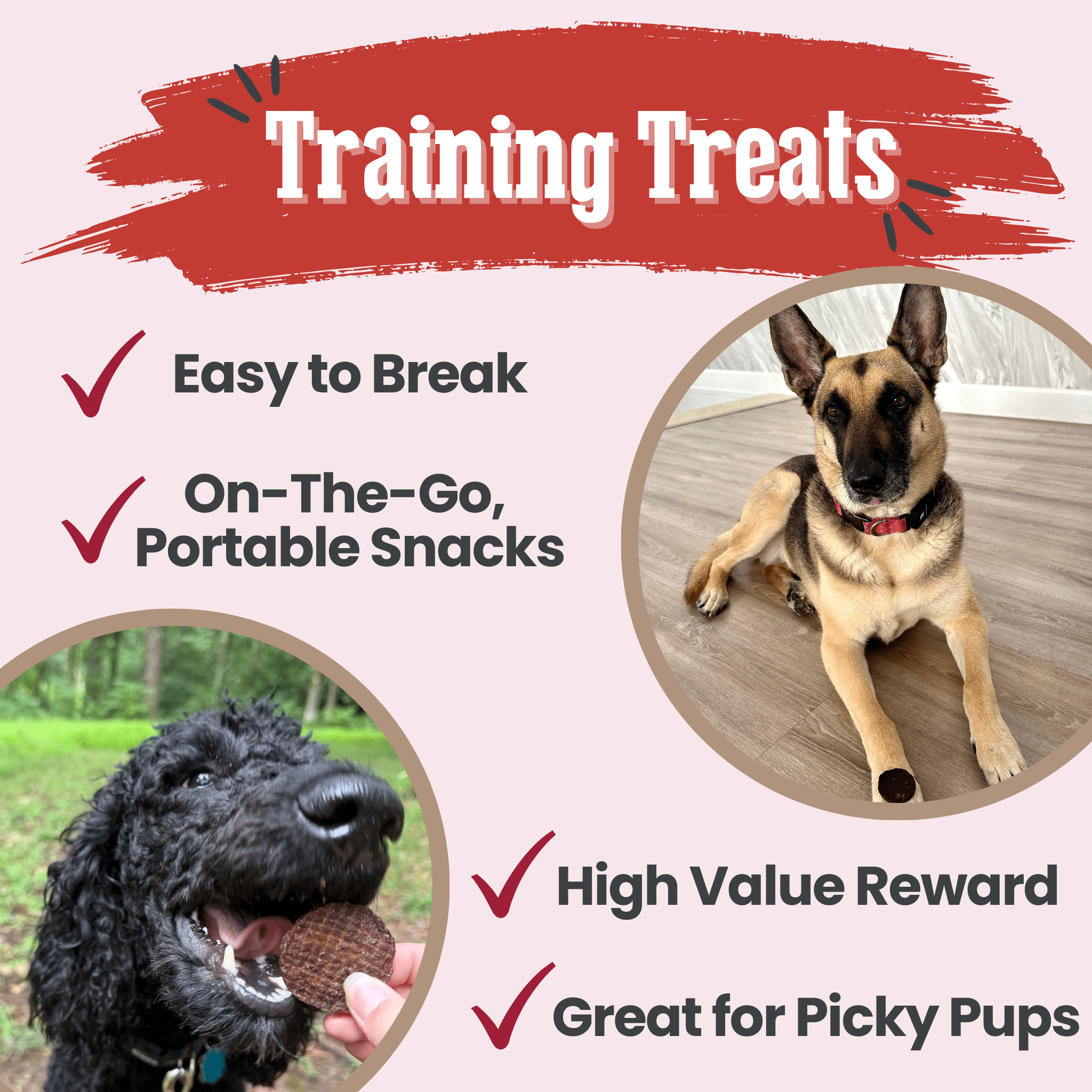 Beef Chips Dog Treats Single-Ingredient Healthy Treats for Dogs