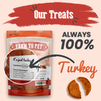 Turkey Chips for Dogs All-Natural Single-Ingredient Healthy Dog Treats