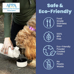 Dog + Owner Water Bottle with Detachable Dog Bowl